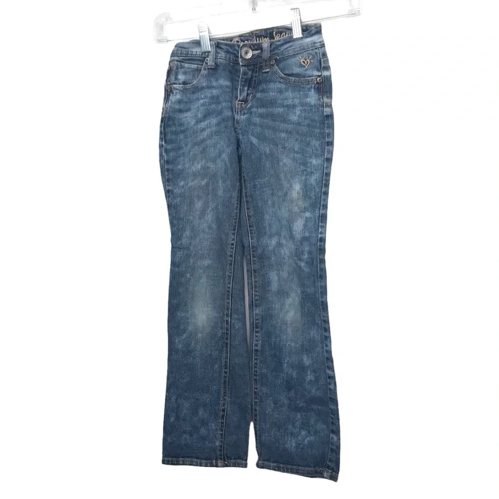 Justice Premium Jeans Simply Low Skinny Boot Jeans Girls Size 8S